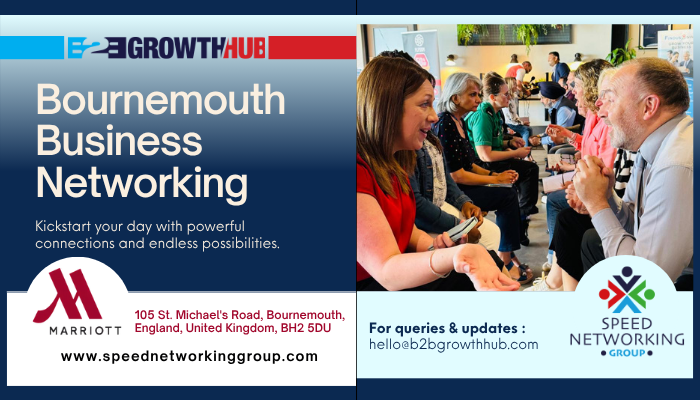 Bournemouth B2B Growth Hub Business Networking Event- 2nd Oct 2025 Bournemouth B2B Growth Hub Business Networking Event- 2nd Oct 2025