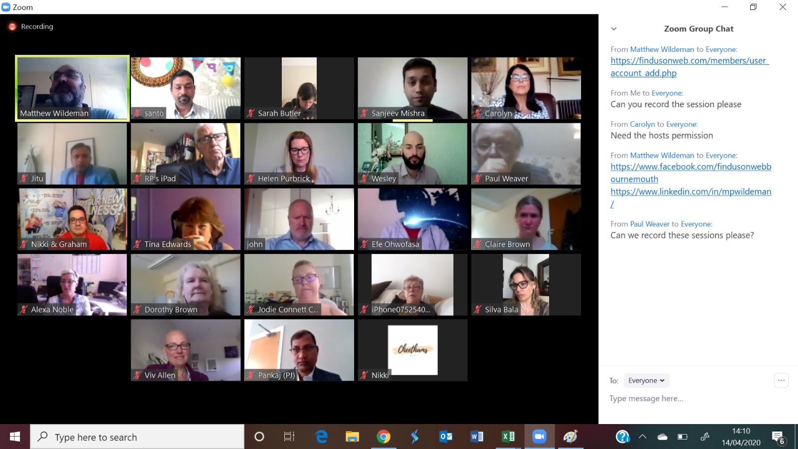 FUOW Bournemouth Virtual Networking 22nd June @ 2pm FUOW Bournemouth Virtual Networking 22nd June @ 2pm
